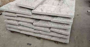 黄石芝麻白蘑菇石，自然面