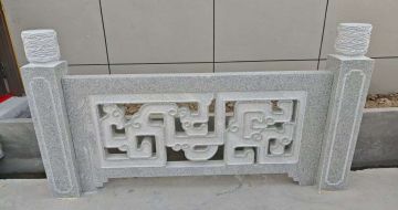 黄石芝麻白河道栏杆 桥栏杆