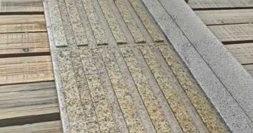 黄石黄金麻盲道石 盲条