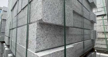 黄石芝麻白路牙石 马路牙子