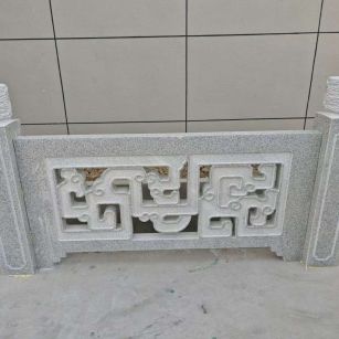 黄石芝麻白河道栏杆 桥栏杆