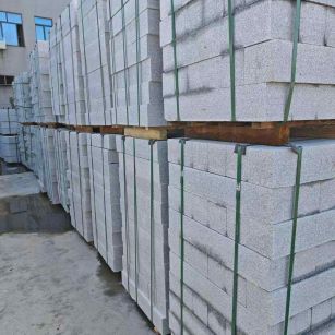 黄石芝麻白路牙石，路侧石