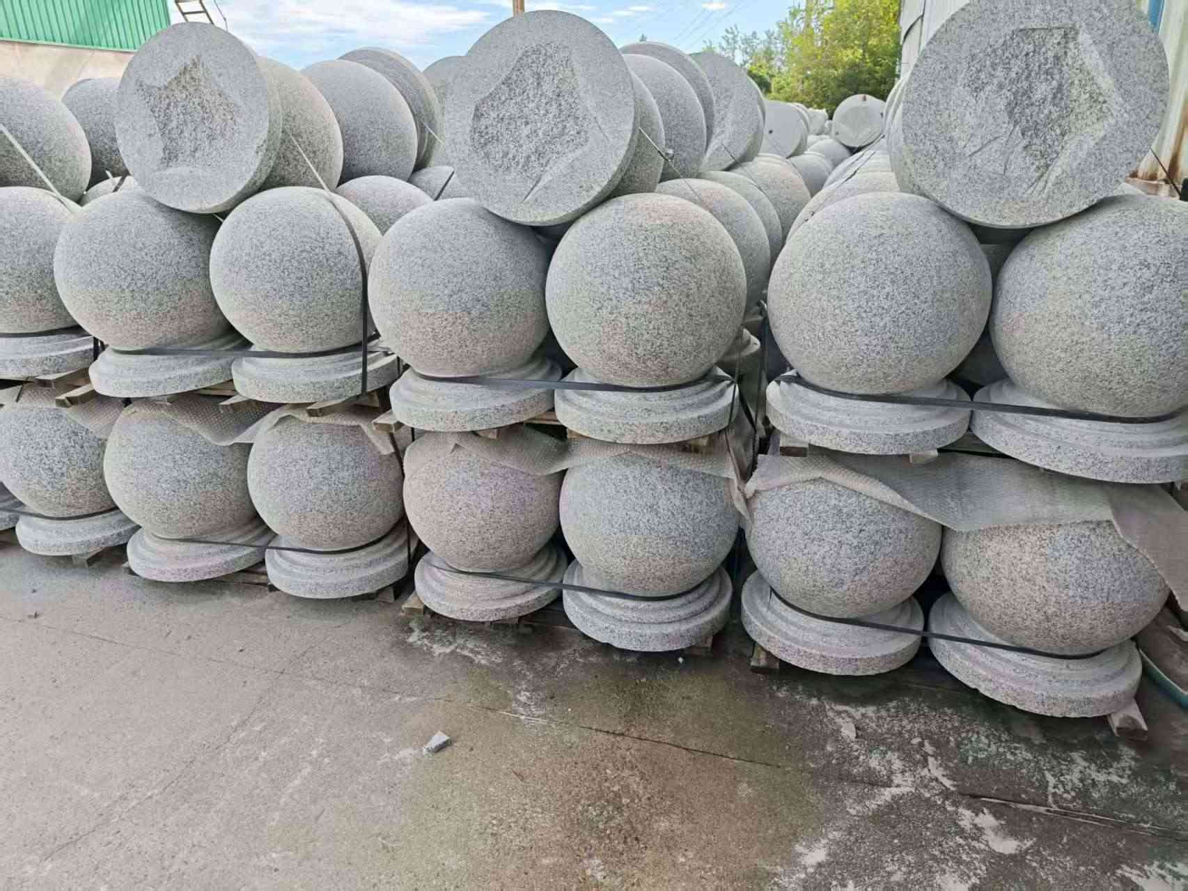 黄石圆球石球挡车球