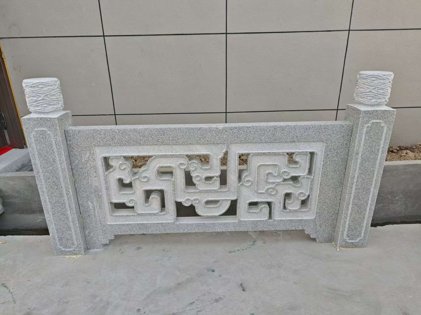 黄石芝麻白河道栏杆 桥栏杆