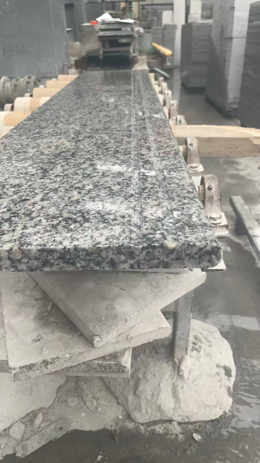 黄石芝麻白楼梯踏步 芙蓉白